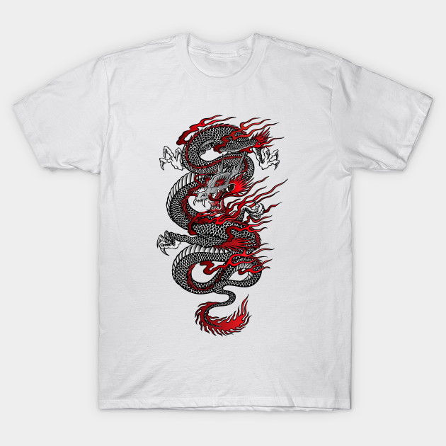 Asian Dragon T-Shirt-TOZ